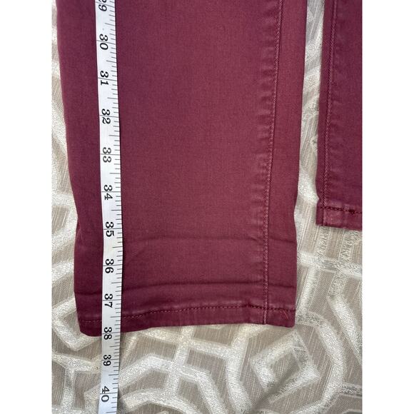 Torrid Women's Straight Leg Pants in Burgundy - Picture 5 of 8